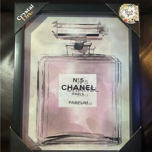 NWT Crystal Luxe Fashion Wall Art 12”x 15”